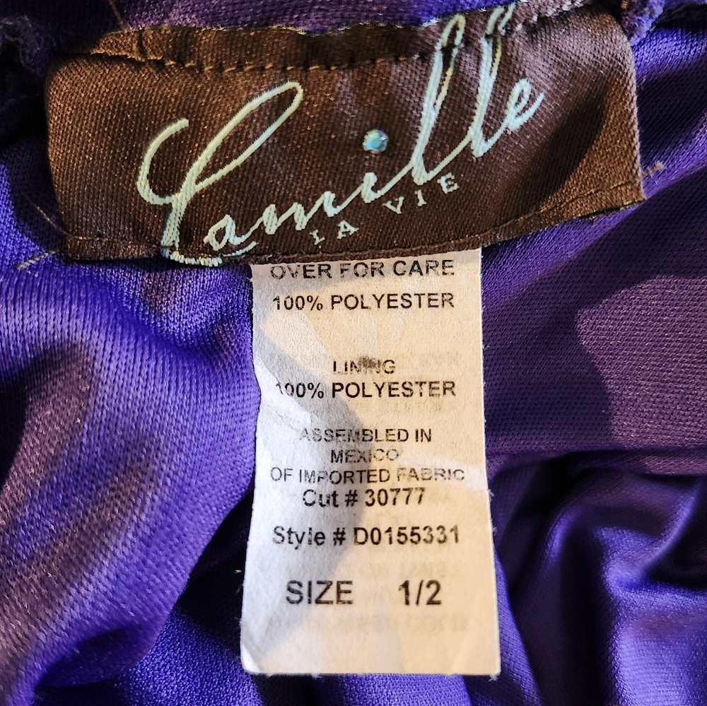 Camille La Vie High-Low Dress in Deep Blue - Picture 2 of 12